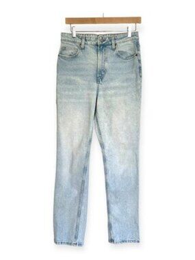 H&M Light Wash High Rise Vintage Straight Jeans